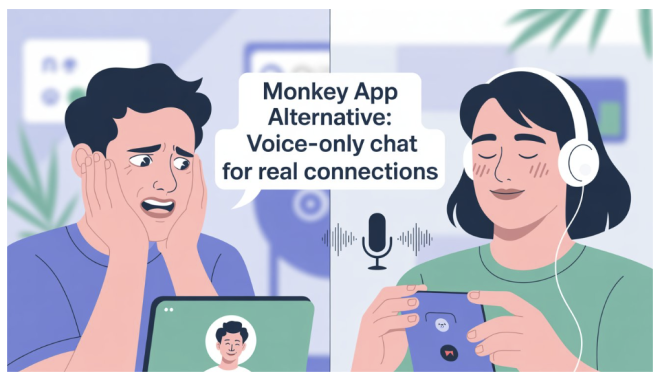 Looking for a Monkey App alternative? Try voice-only chats with strangers. No signup, no video, just safe and real conversations—anytime, anywhere.