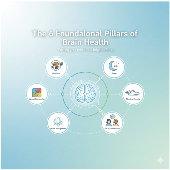 The 6 Foundational Pillars of Brain Health