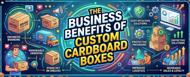 The Business Benefits of Custom cardboard boxes